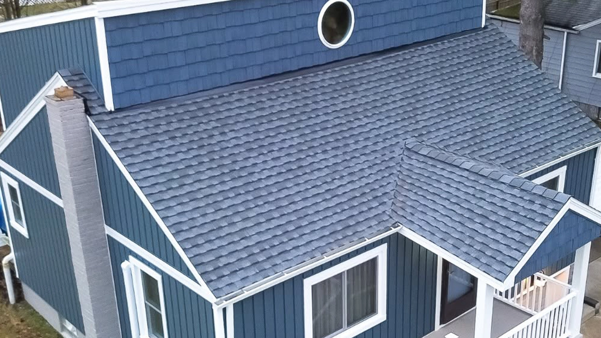 Finished roofing project