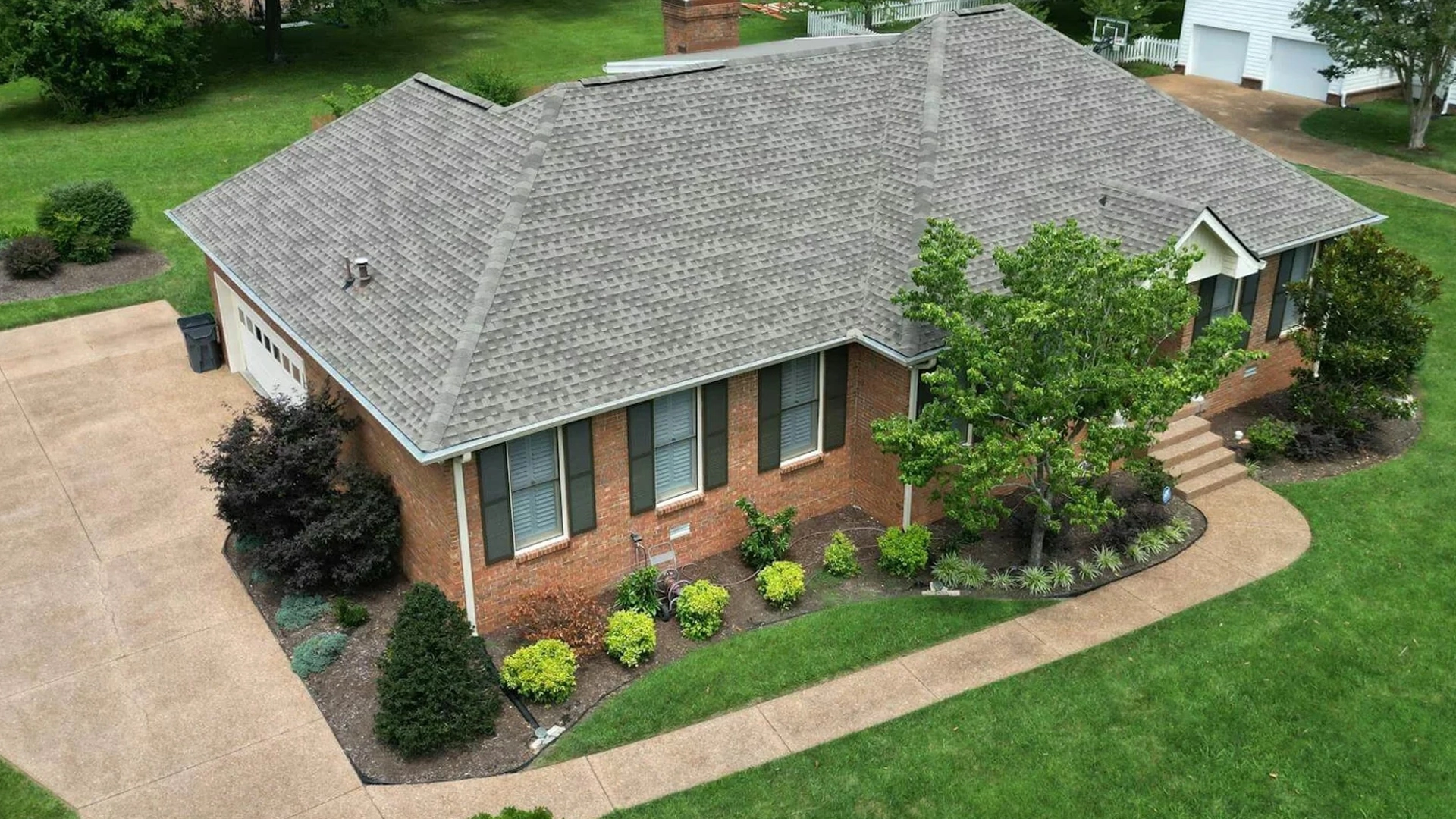 Finished roofing project