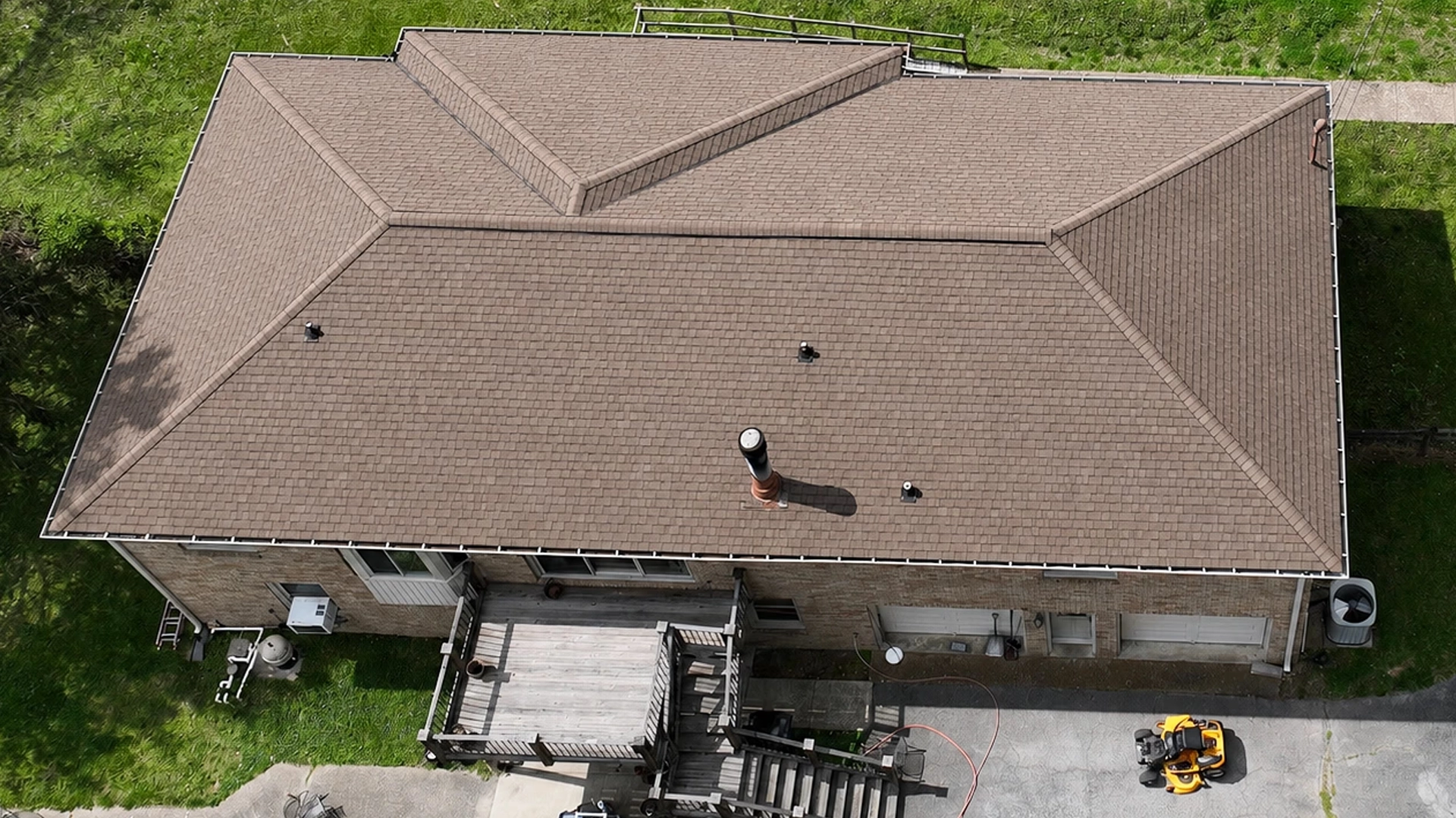 Finished roofing project