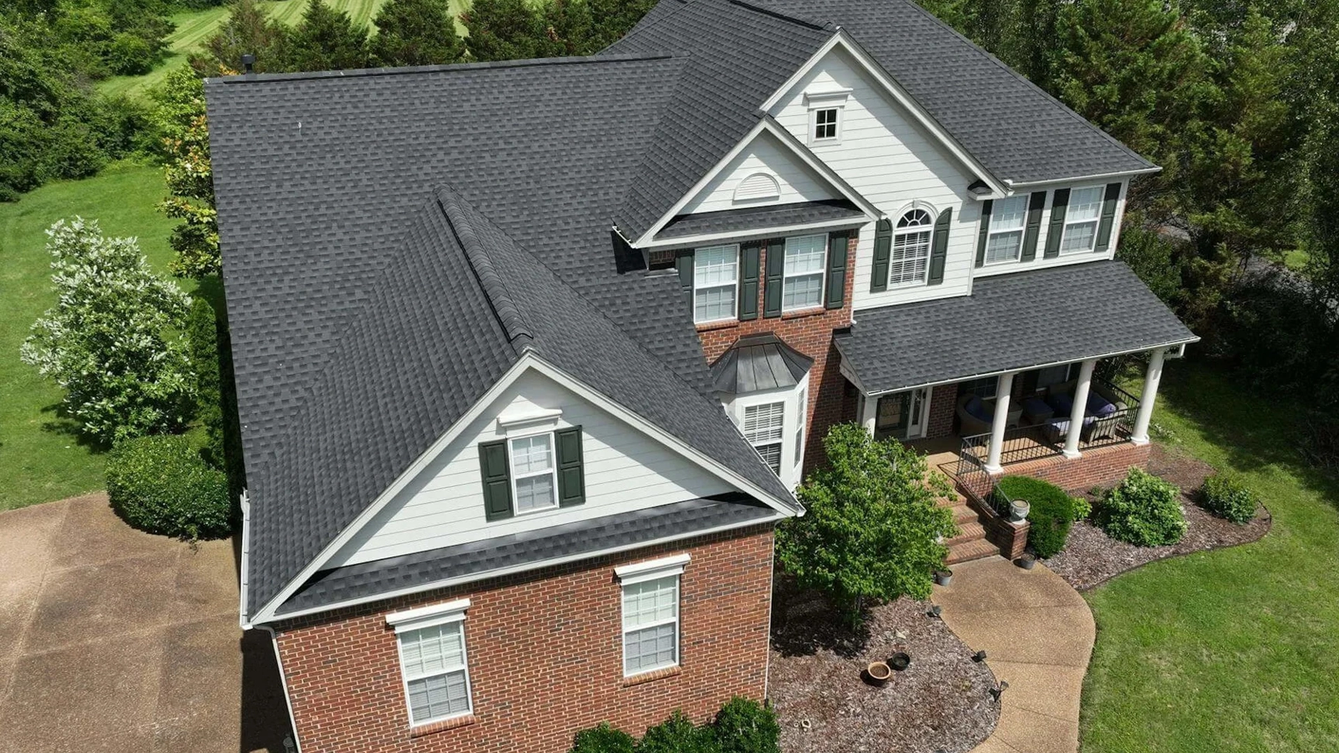 Finished roofing project
