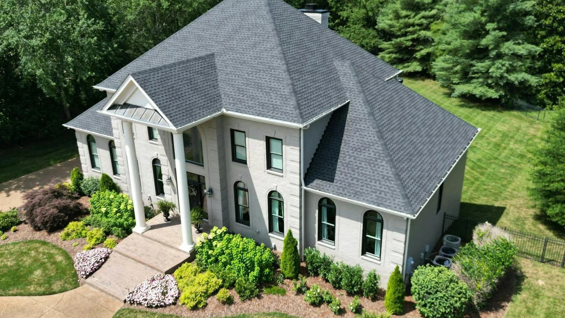 Finished roofing project