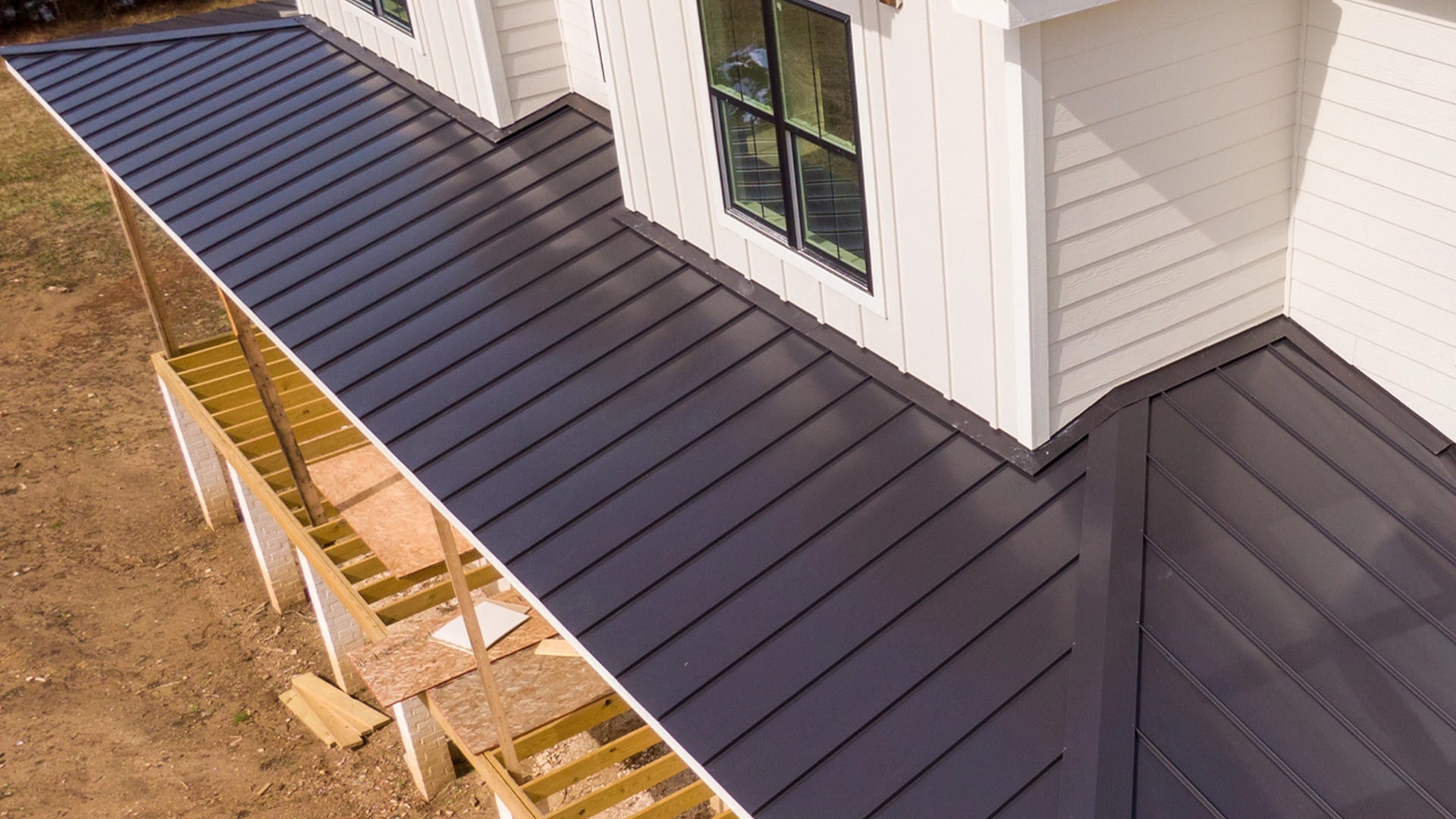 Metal roof